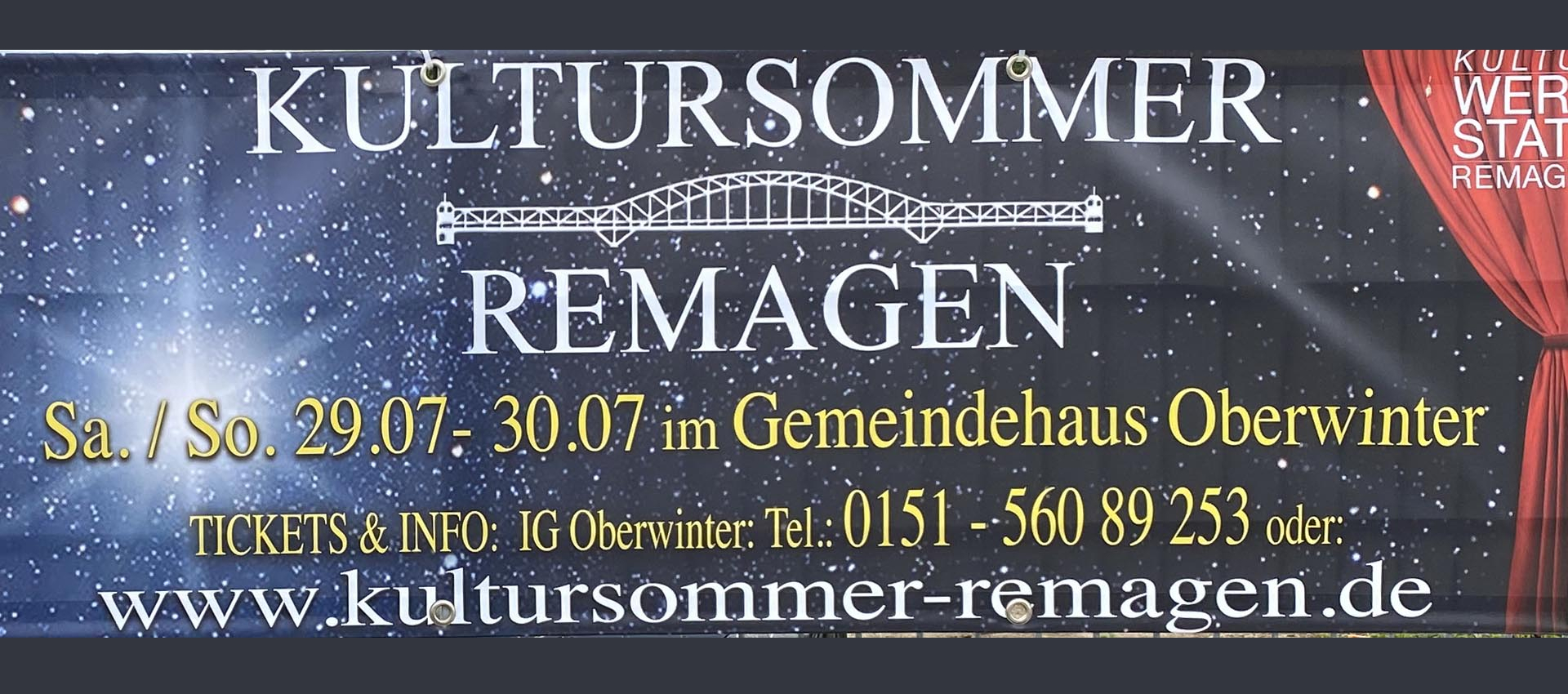 Veranstaltungen zusammen mit Kultursommer Remagen - Gemeindehaus Oberwinter