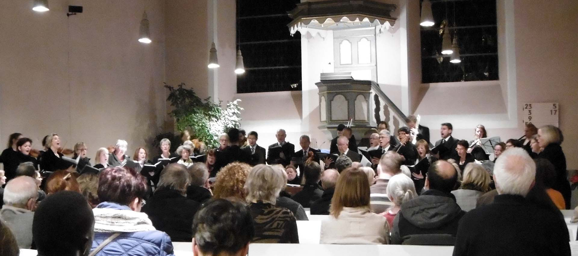 der Chor der evangelischen Kirche probt wöchentlich im Gemeindehaus Oberwinter